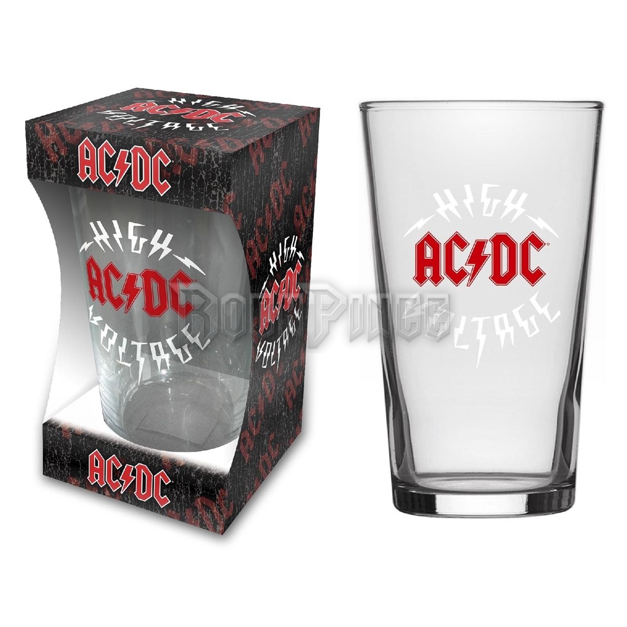 AC/DC - HIGH VOLTAGE - söröspohár - BG033