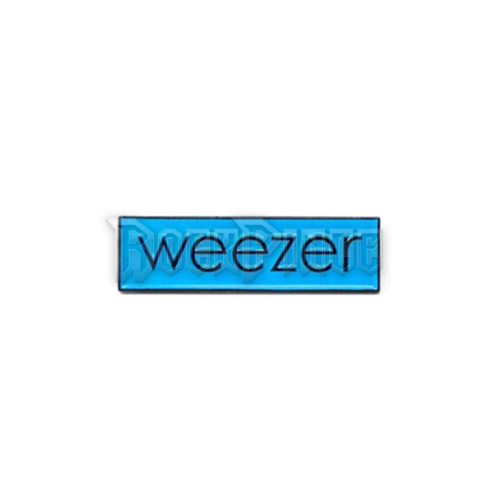 WEEZER - LOGO (BLUE) - kitűző / fémjelvény - PHPIN072
