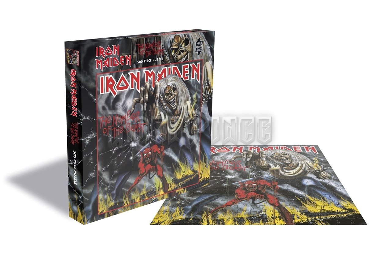 IRON MAIDEN - THE NUMBER OF THE BEAST - 500 darabos puzzle játék - RSAW001PZ
