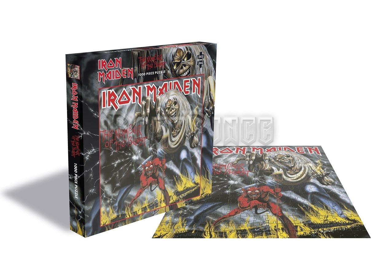 IRON MAIDEN - THE NUMBER OF THE BEAST - 1000 darabos puzzle játék - RSAW001PZT