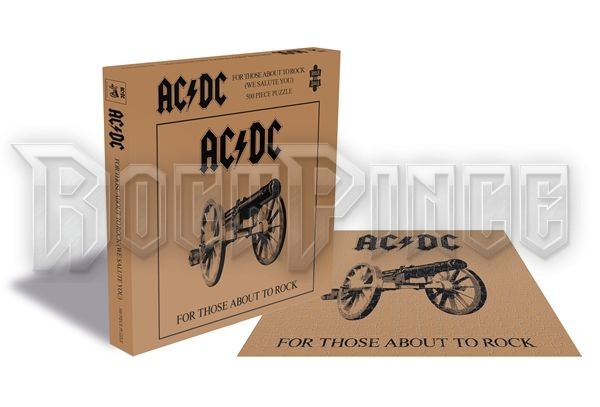 AC/DC - FOR THOSE ABOUT TO ROCK - 500 darabos puzzle játék - RSAW100PZ