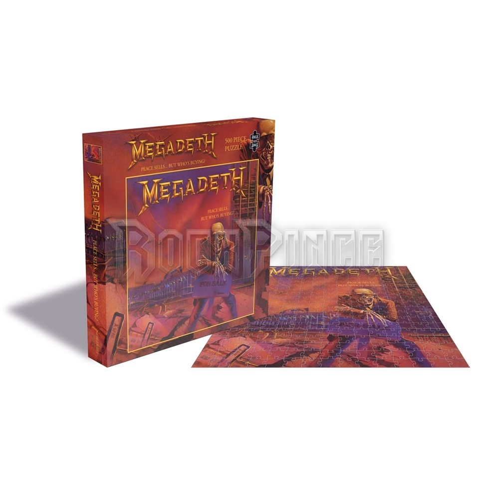 MEGADETH - PEACE SELLS...BUT WHO'S BUYING? - 500 darabos puzzle játék - RSAW112PZ