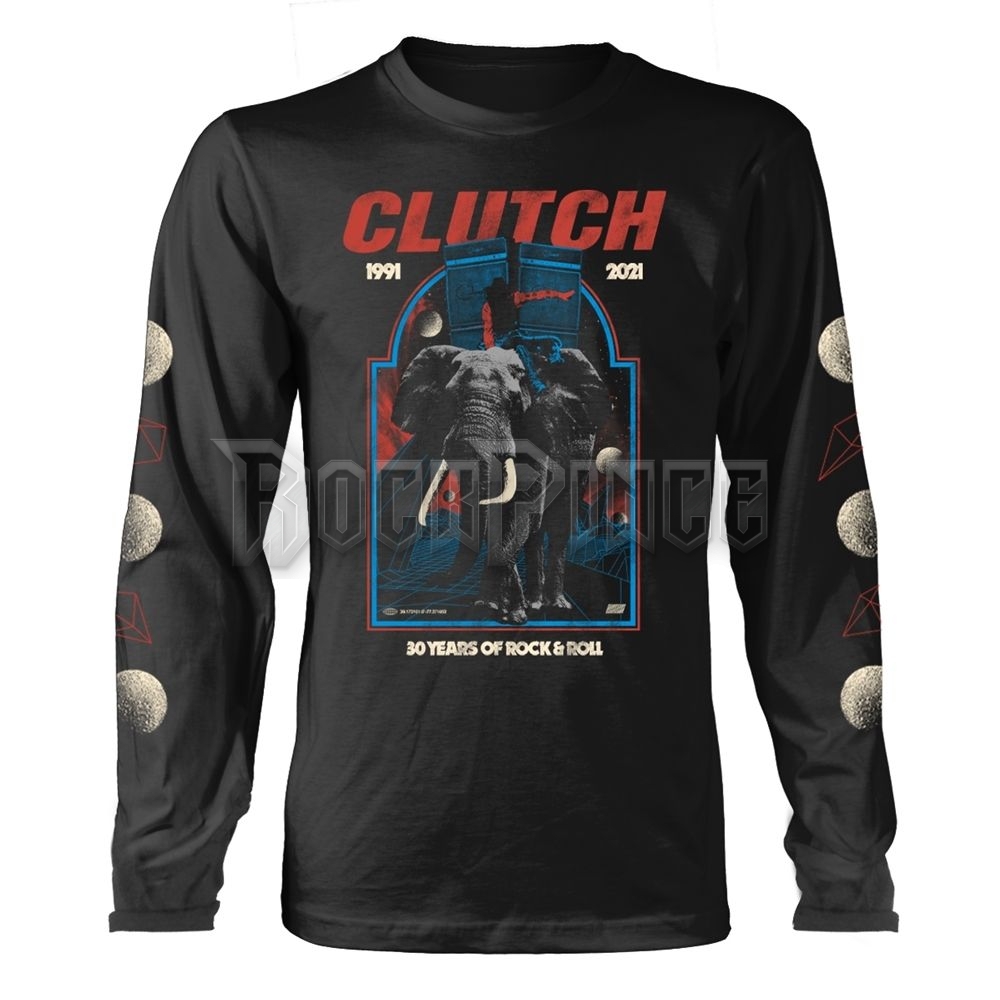CLUTCH - ELEPHANT (BLACK) - Hosszú ujjú póló - PH12759LS