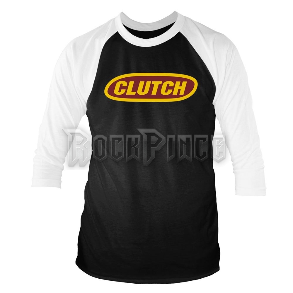 CLUTCH - CLASSIC LOGO (BLACK/WHTE) - 3/4-es ujjú baseball póló - PH12477LSB