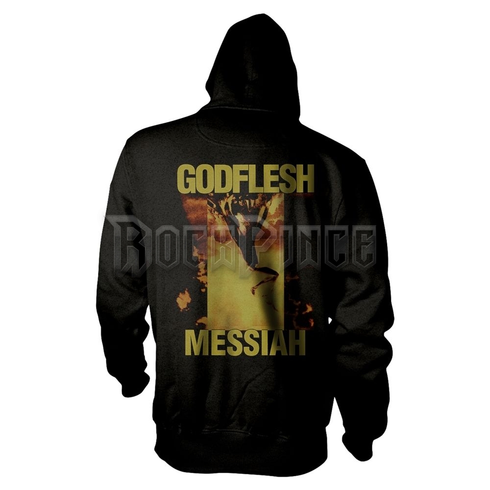 GODFLESH - MESSIAH - Cipzáras kapucnis pulóver - PH12656HSWZ