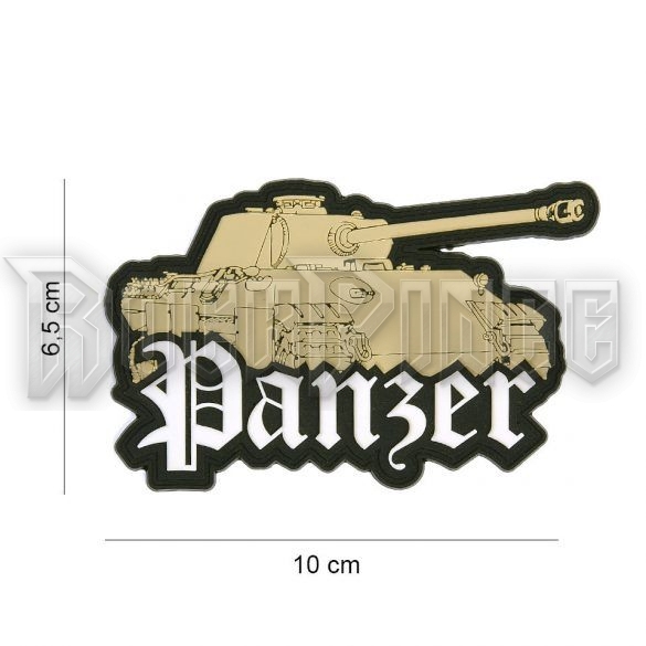 Panzer tank - PVC felvarró - BIZ02171