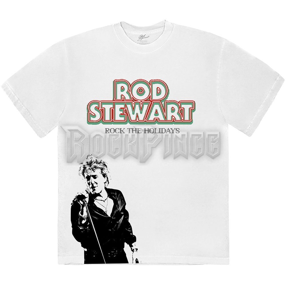 ROD STEWART - ROCK THE HOLIDAYS - unisex póló - RODTS06MW