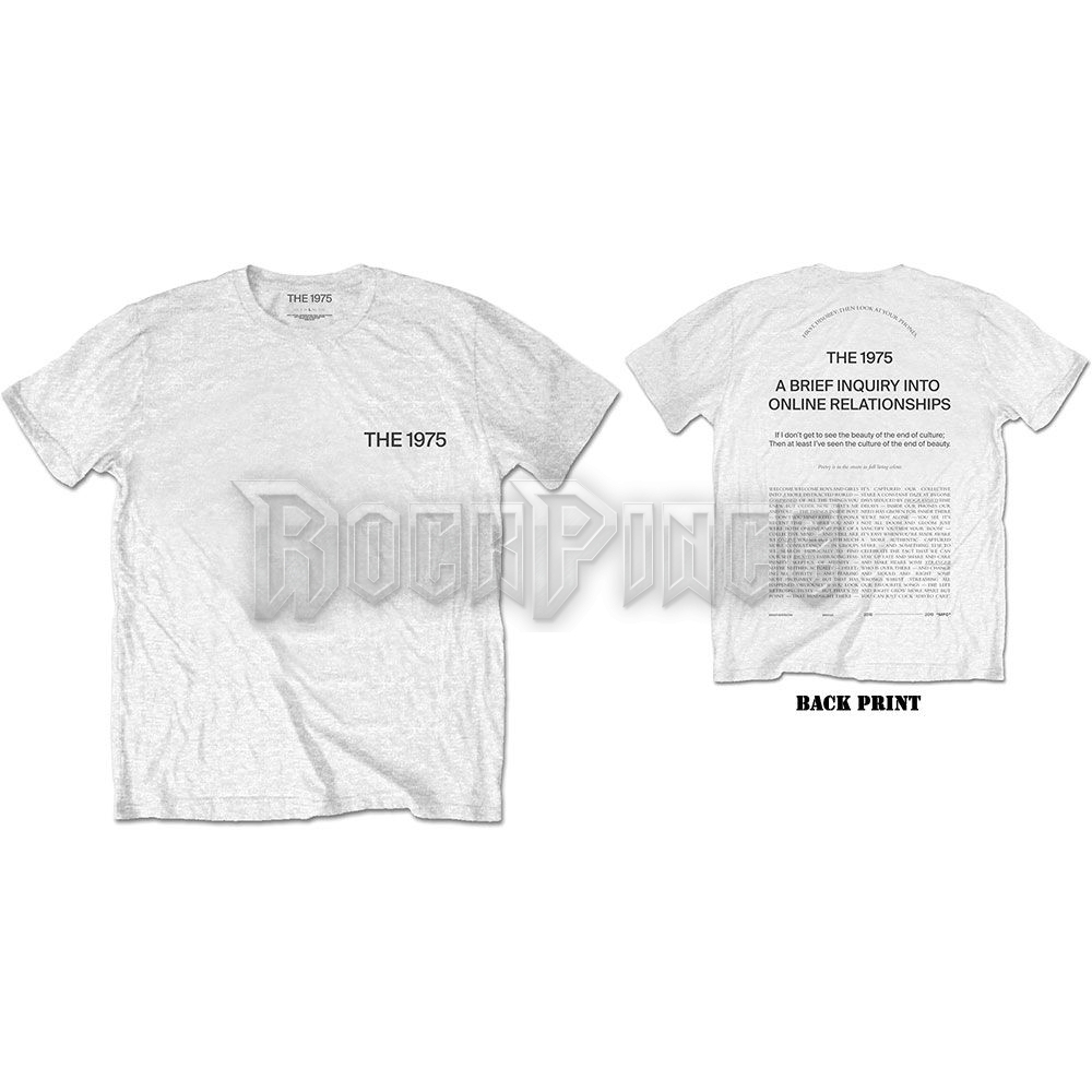 THE 1975 - ABIIOR WELCOME WELCOME - unisex póló - 1975TS10MW
