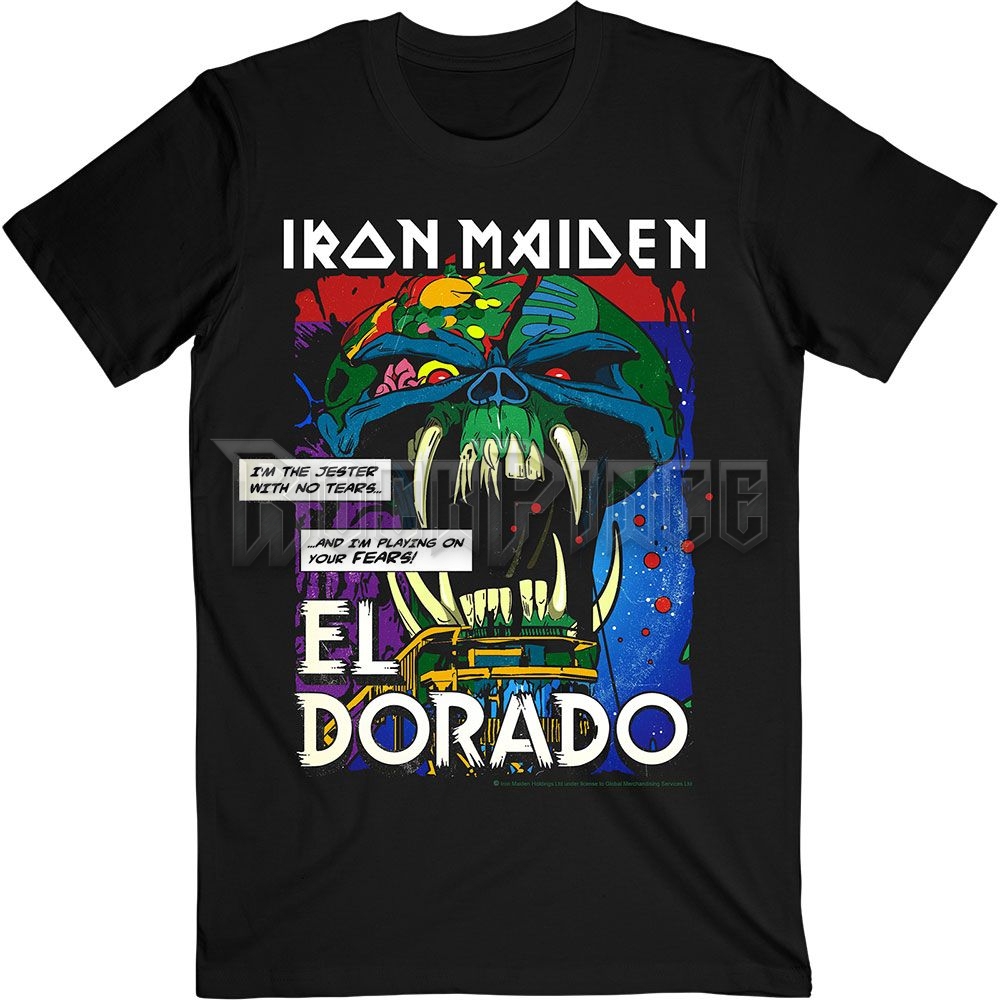 IRON MAIDEN - EL DORADO - unisex póló - IMTEE125MB