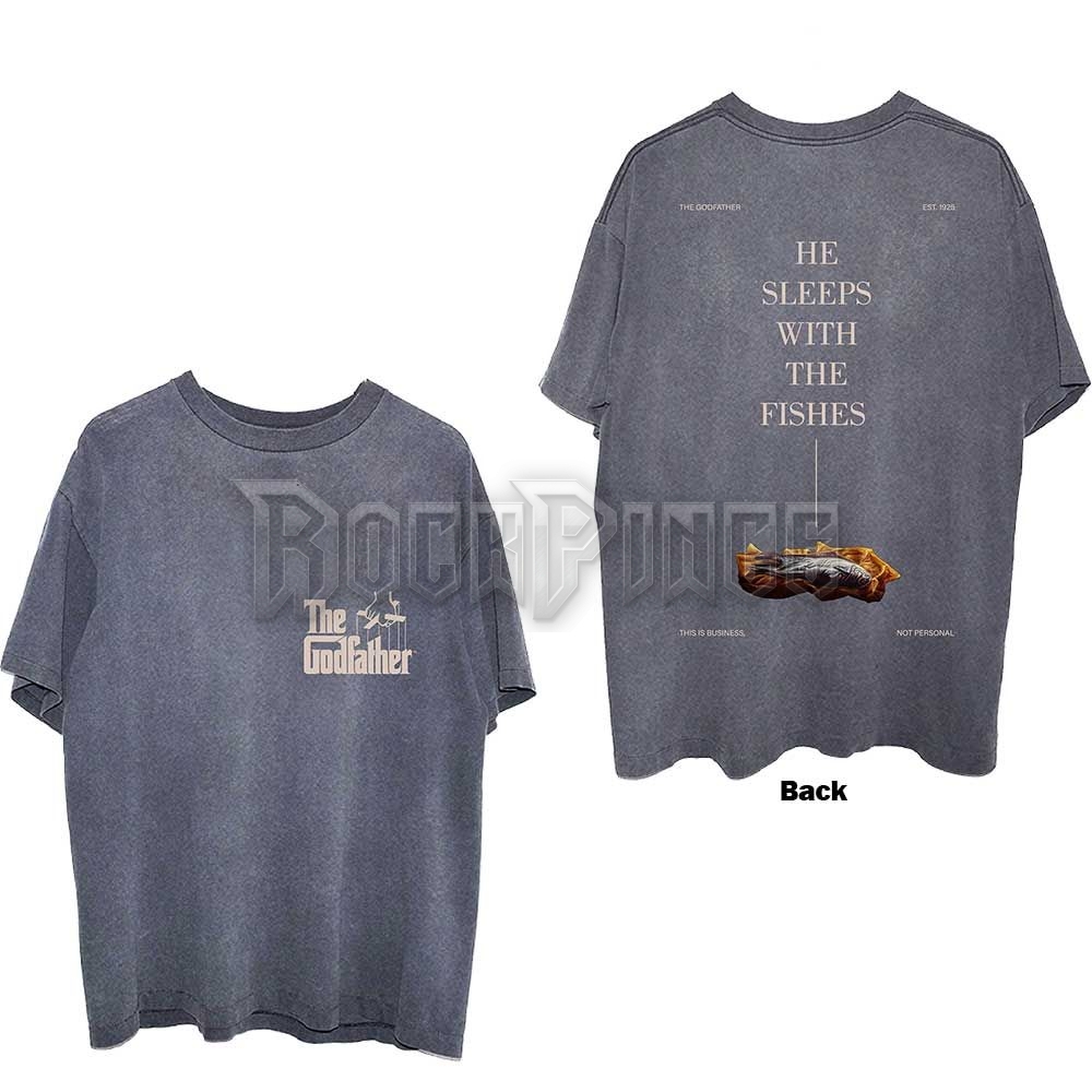 THE GODFATHER - SLEEPS WITH THE FISHES - unisex póló - GFTS05MC