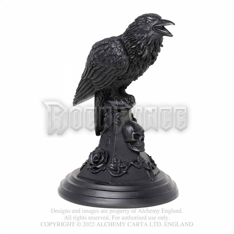 Alchemy - Poe's Raven - gyertyatartó V109