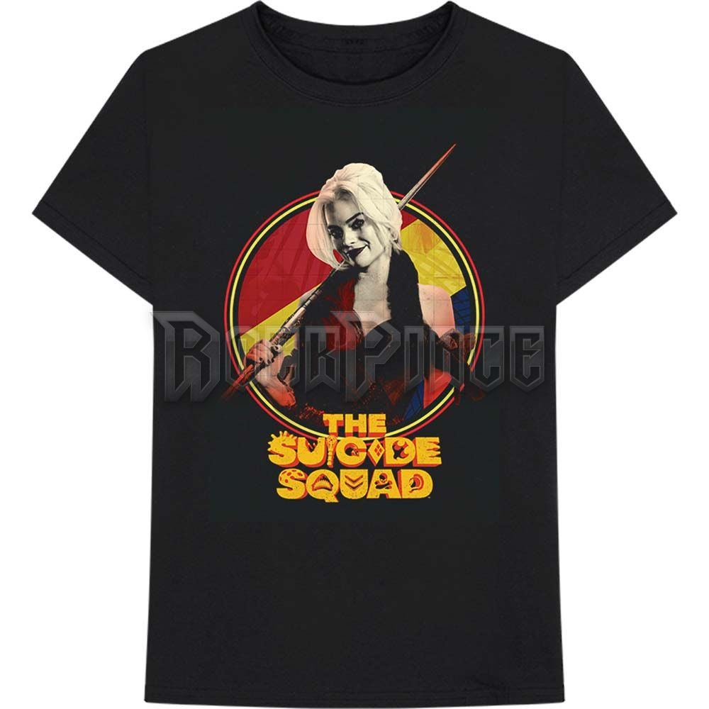 THE SUICIDE SQUAD - HARLEY FRAMED - unisex póló - SUICTS02MB
