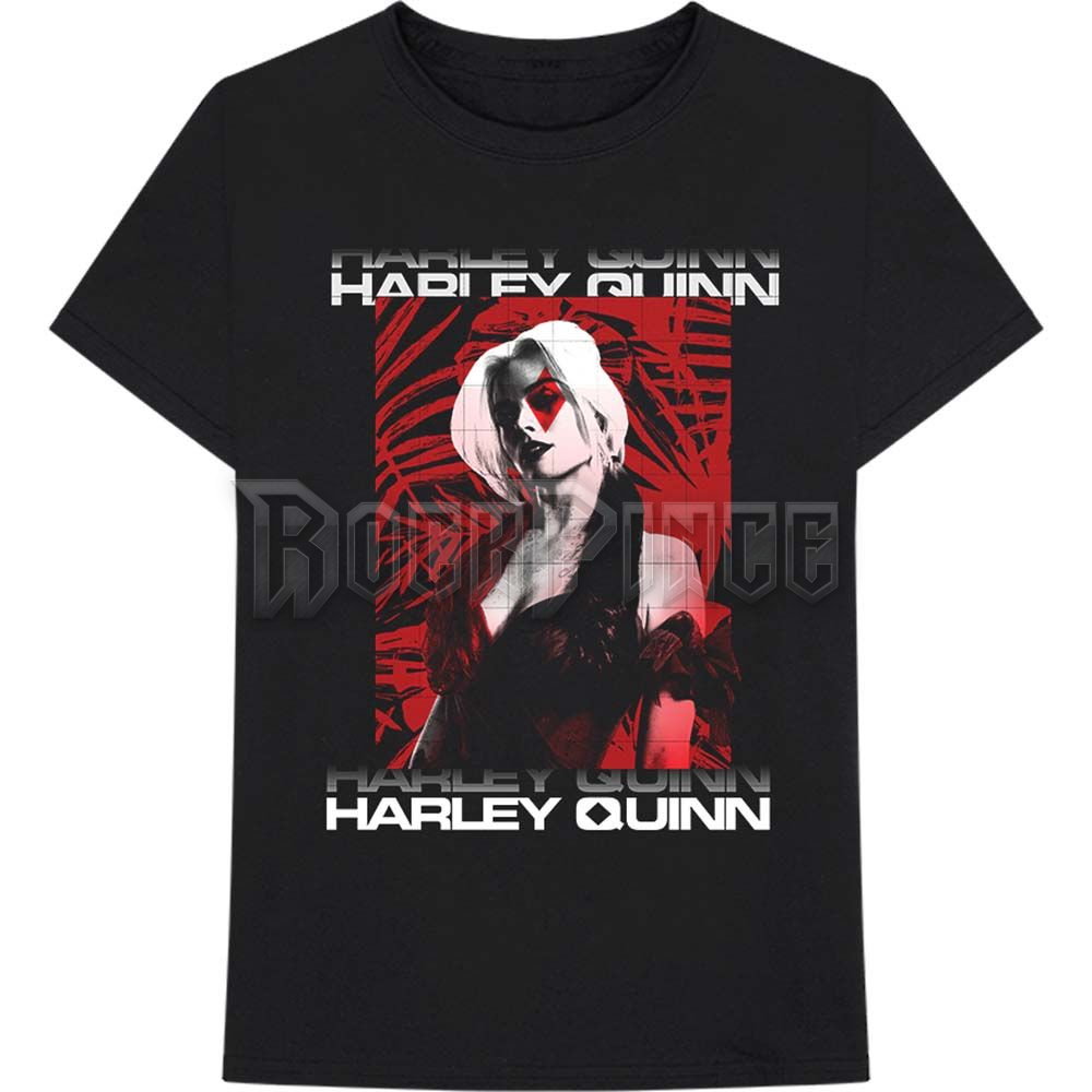 THE SUICIDE SQUAD - HARLEY LEAVES - unisex póló - SUICTS03MB