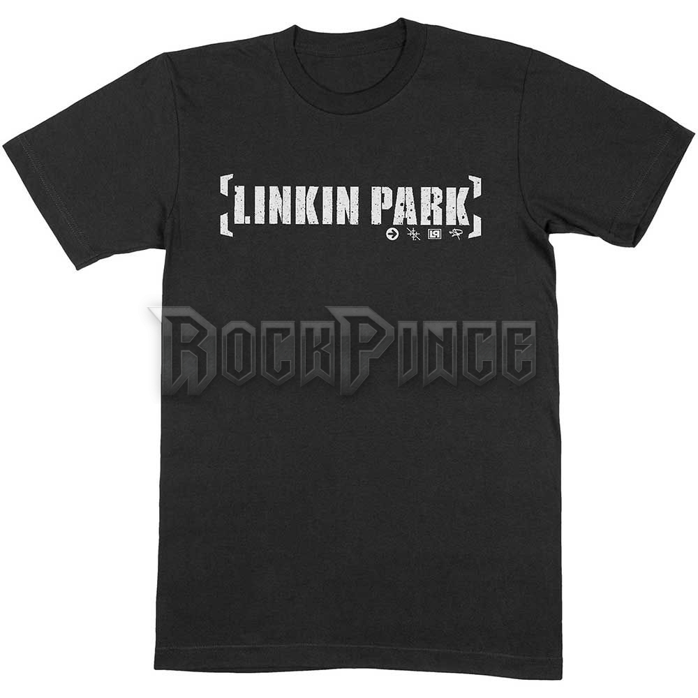 LINKIN PARK - Bracket Logo - unisex póló - LPTS05MB