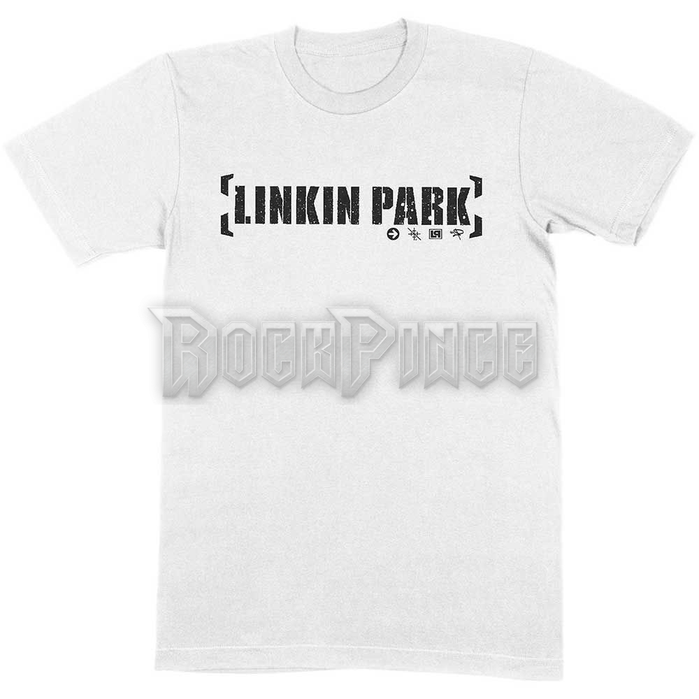 LINKIN PARK - Bracket Logo - unisex póló - LPTS05MW
