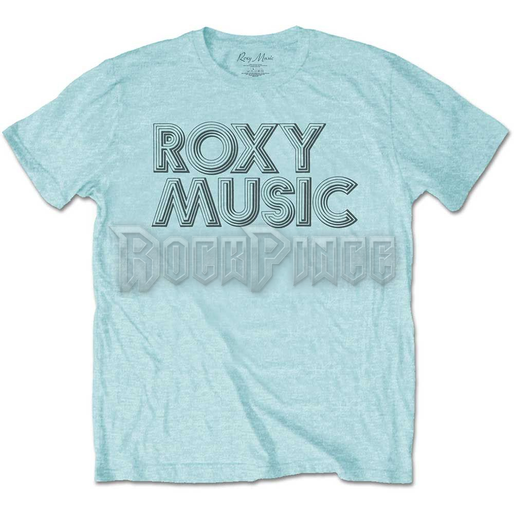 Roxy Music - Disco Logo - unisex póló - ROXTS02MLB