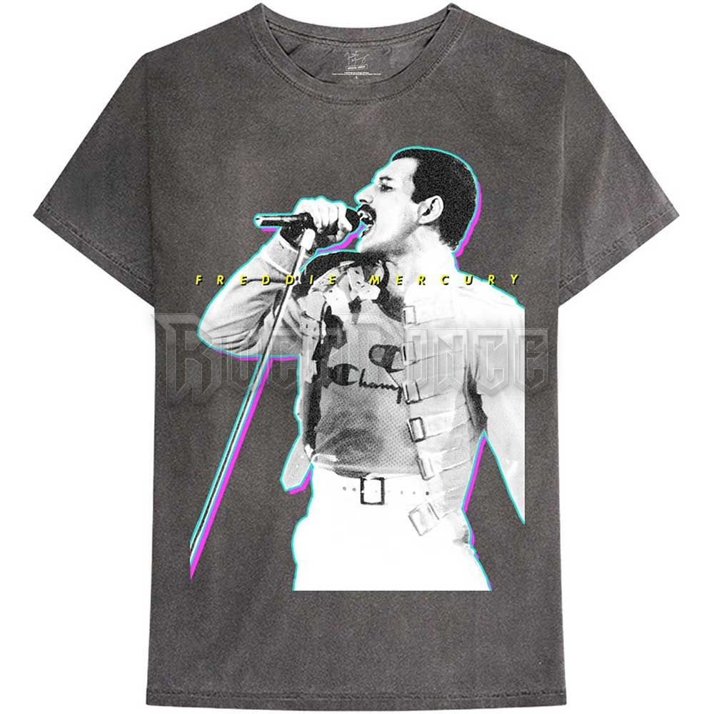 Freddie Mercury - Glow - unisex póló - FREDTS05MDD