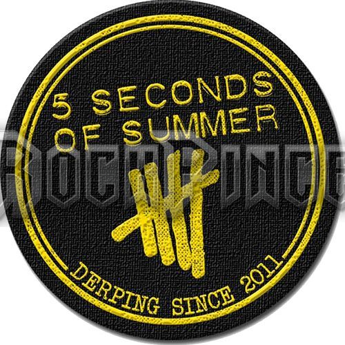5 Seconds of Summer - Derping Stamp - kisfelvarró - 5SOSPAT01