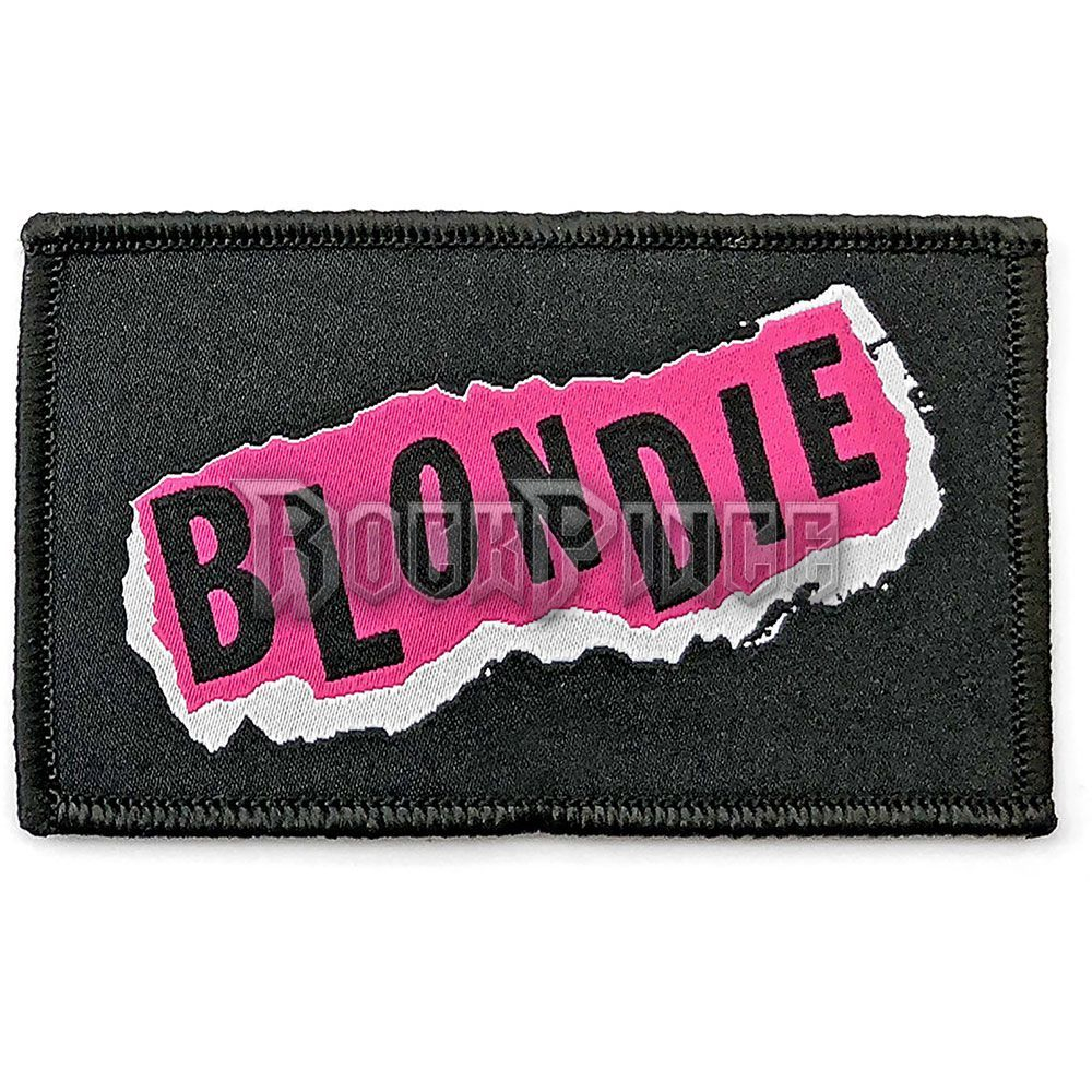 Blondie - Punk Logo - kisfelvarró - BLDPAT02