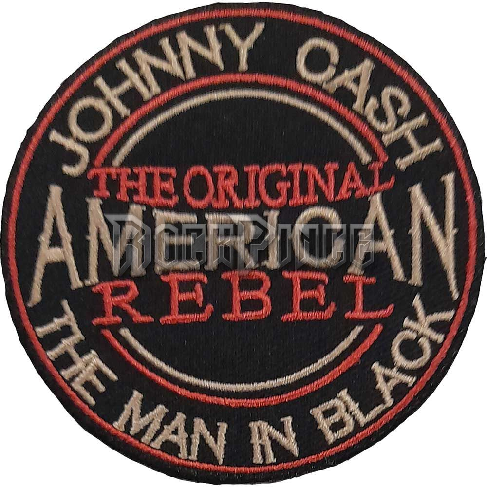 Johnny Cash - American Rebel - kisfelvarró - JCPAT01