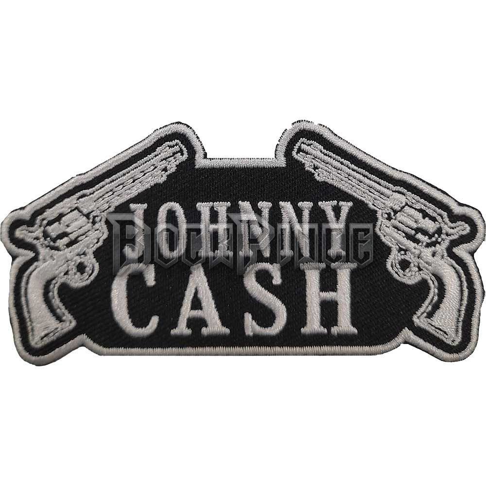 Johnny Cash - Gun - kisfelvarró - JCPAT07
