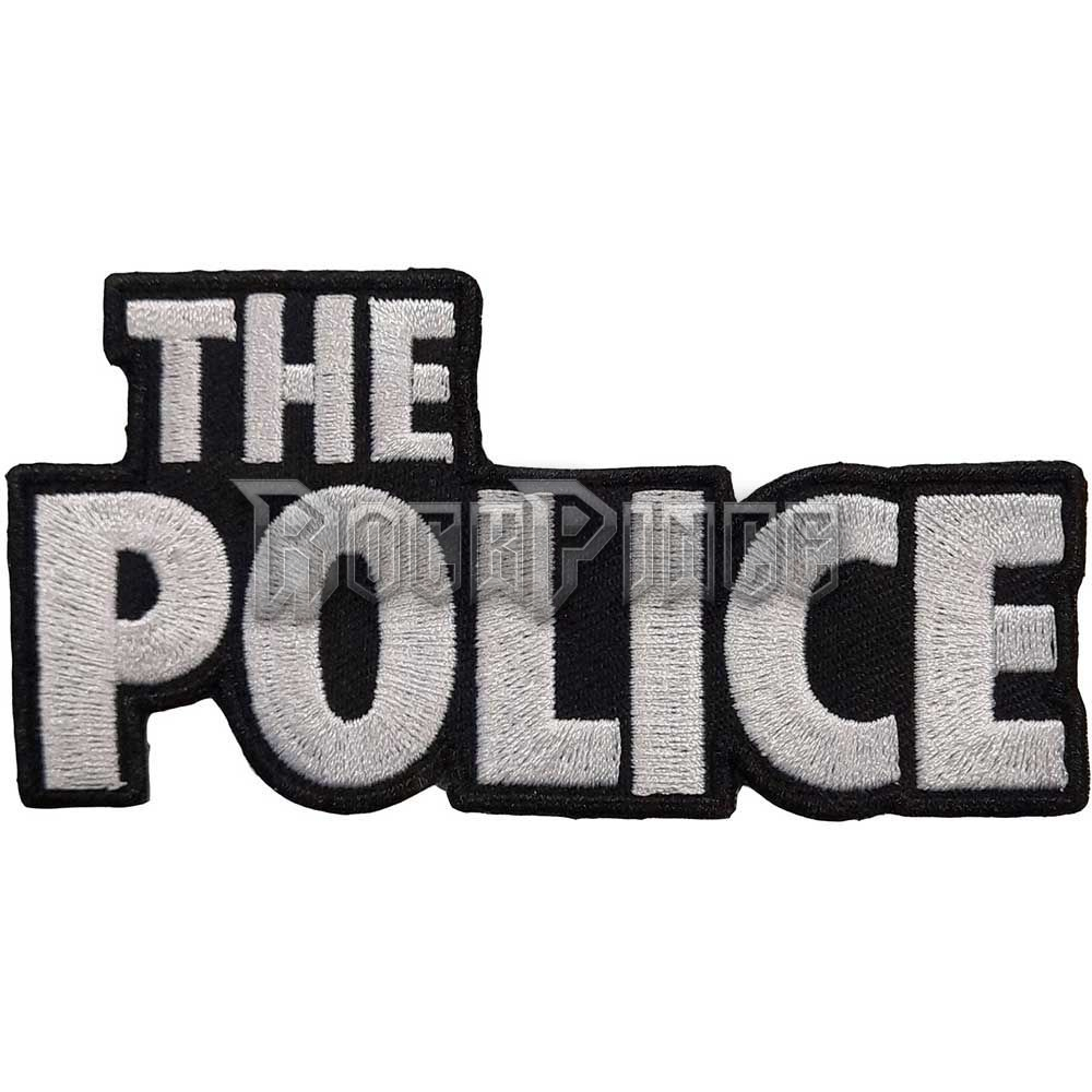 The Police - Logo - kisfelvarró - POLPAT02