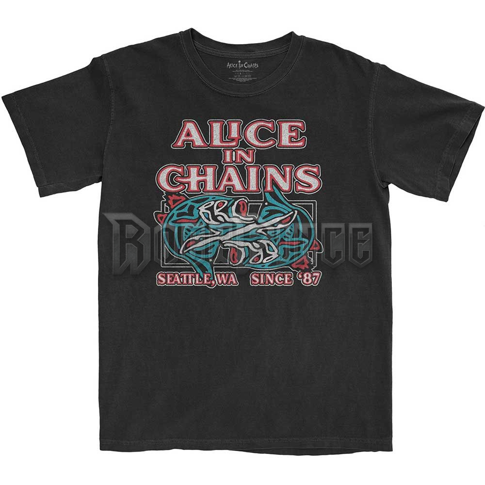 ALICE IN CHAINS - Totem Fish - unisex póló - AICTS17MB