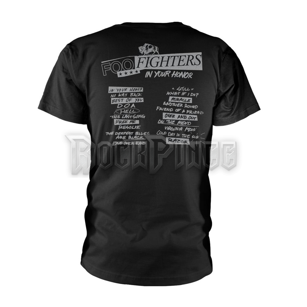 FOO FIGHTERS - IN YOUR HONOUR - unisex póló - MTRAF10950016