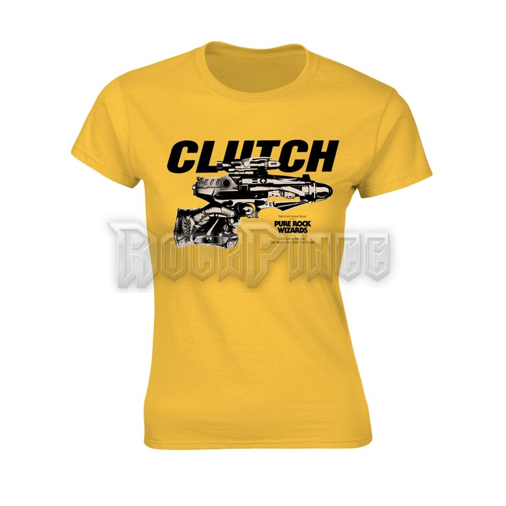 CLUTCH - PURE ROCK WIZARDS (YELLOW) - női póló - PH12431G