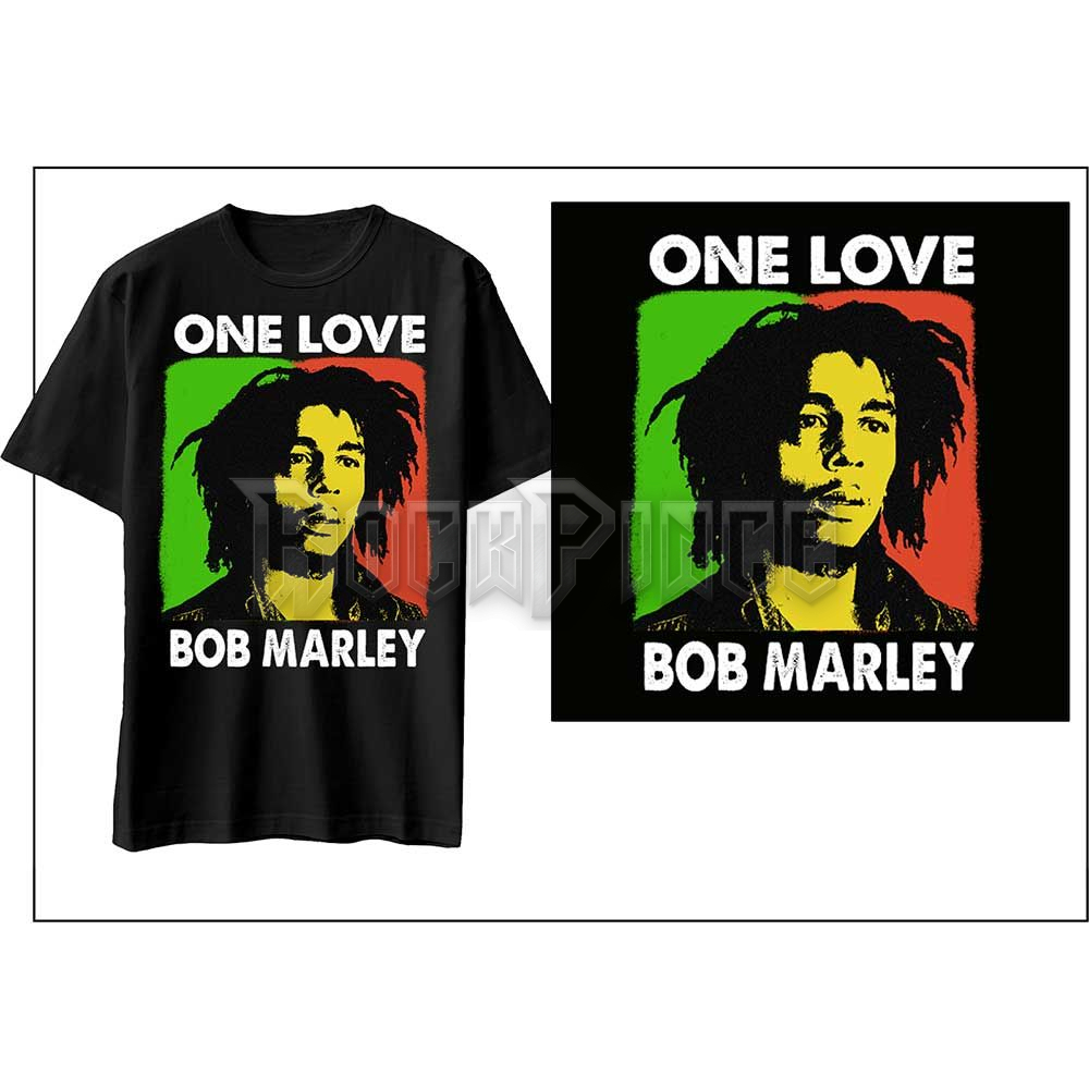 BOB MARLEY - One Love - unisex póló - BMATS36MB
