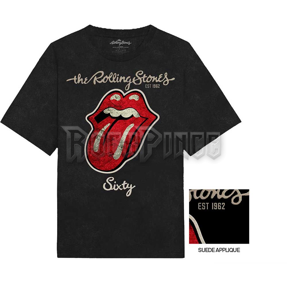 THE ROLLING STONES - SIXTY PLASTERED TONGUE - unisex póló - RSTS173MB