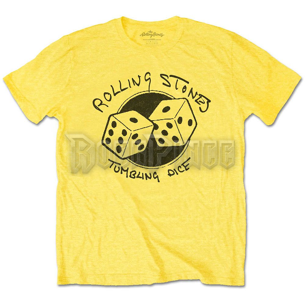 THE ROLLING STONES - TUMBLING DICE - unisex póló - RSTS147MY