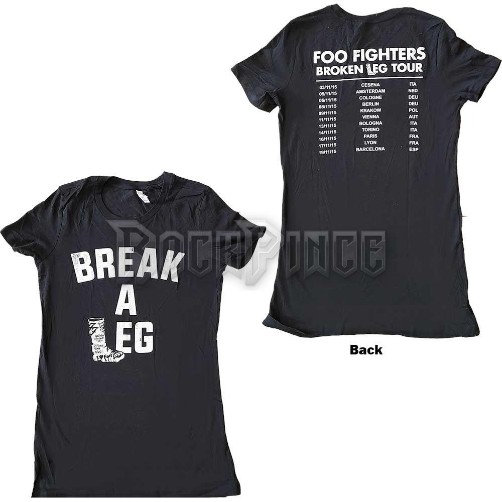 FOO FIGHTERS - BACK PRINT - női póló - FOOTS33LB