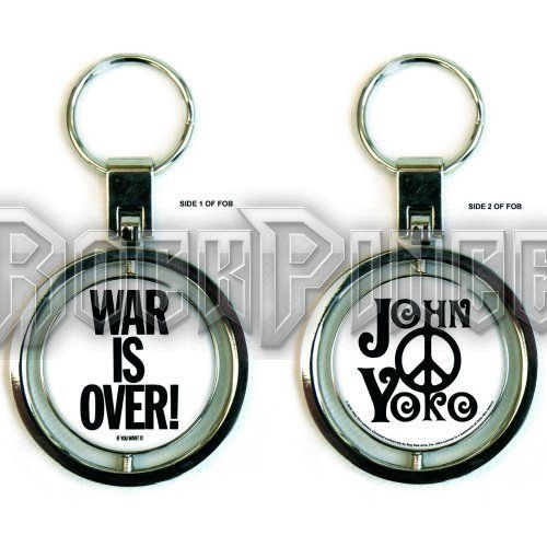 John Lennon - War is Over - kulcstartó - JLSPINKEY03
