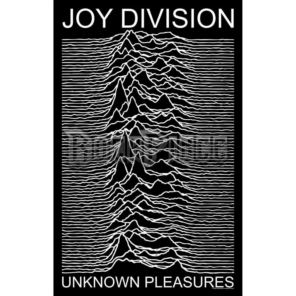 Joy Division - Unknown Pleasures - Textil poszter / Zászló - TP292
