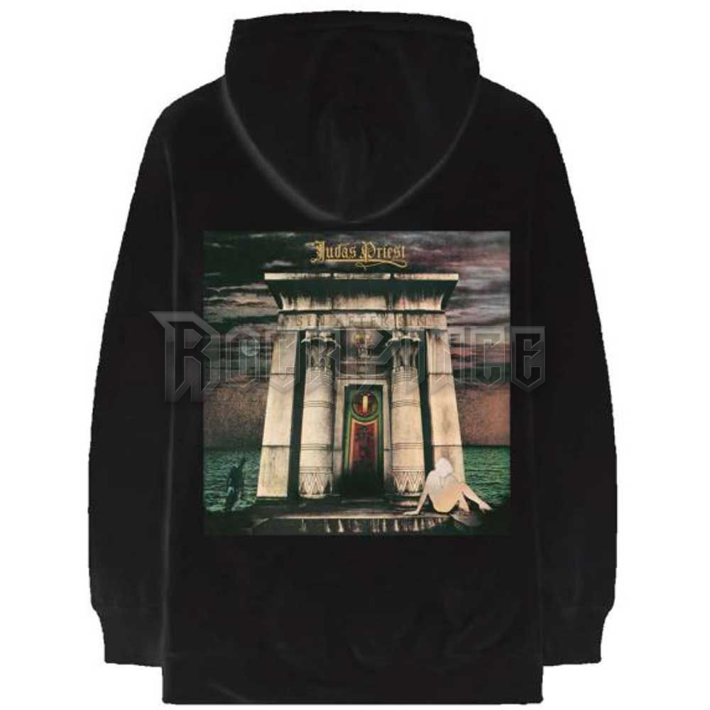 Judas Priest - Sin After Sin Logo & Album Cover - unisex kapucnis pulóver - JPHOOD22MB