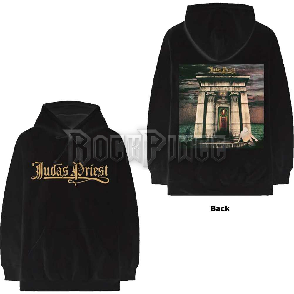 Judas Priest - Sin After Sin Logo & Album Cover - unisex kapucnis pulóver - JPHOOD22MB