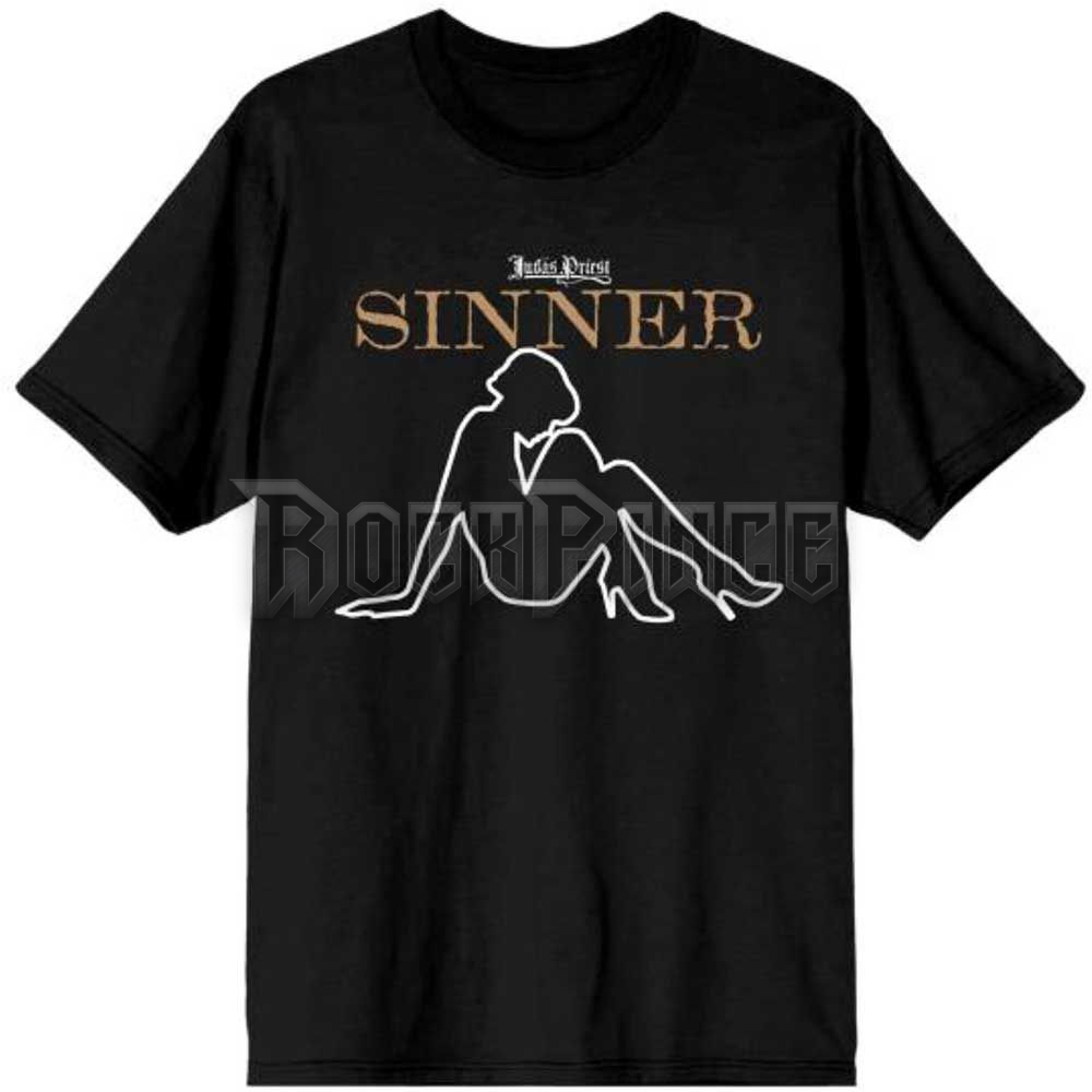 Judas Priest - Sin After Sin Sinner Slogan Lady - unisex póló - JPTEE23MB