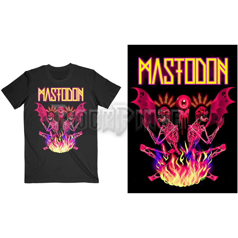 Mastodon - Double Brimstone Neon - unisex póló - MASTEE29MB - TDM