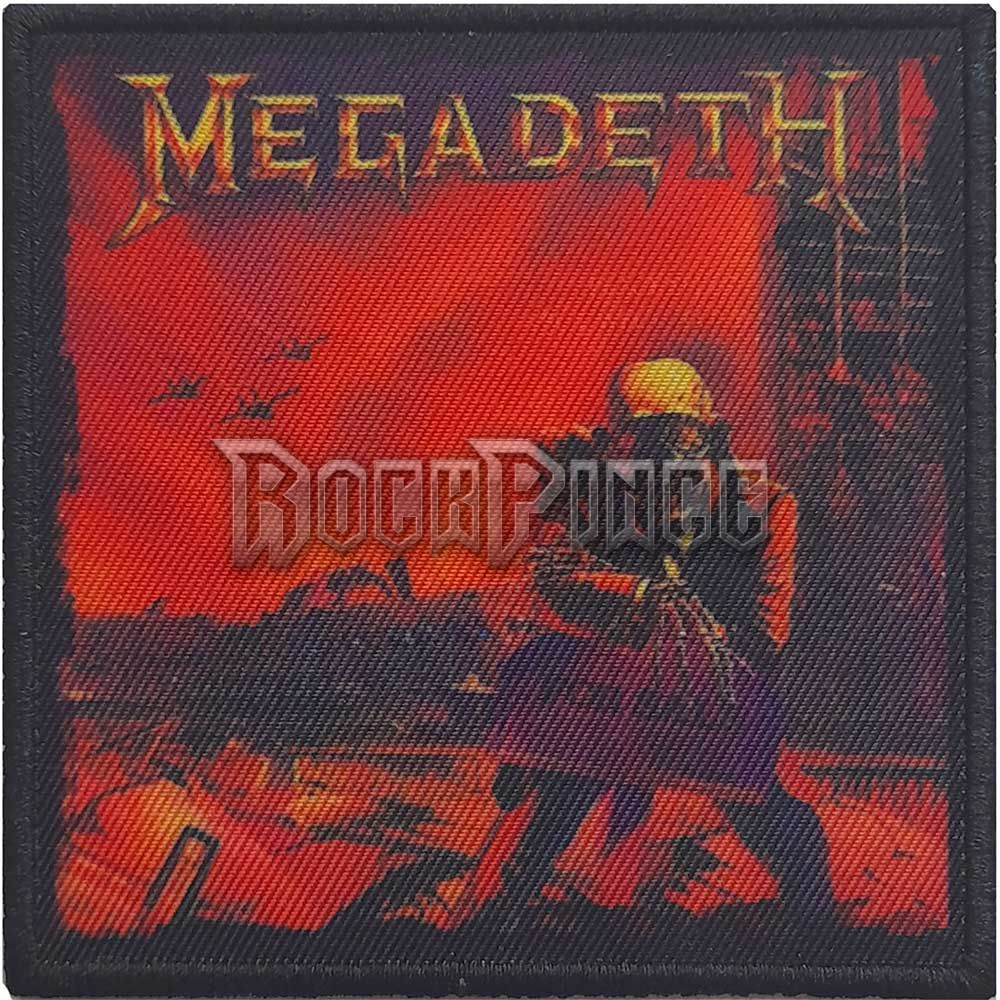 Megadeth - Peace Sells - kisfelvarró - MEGAPAT07