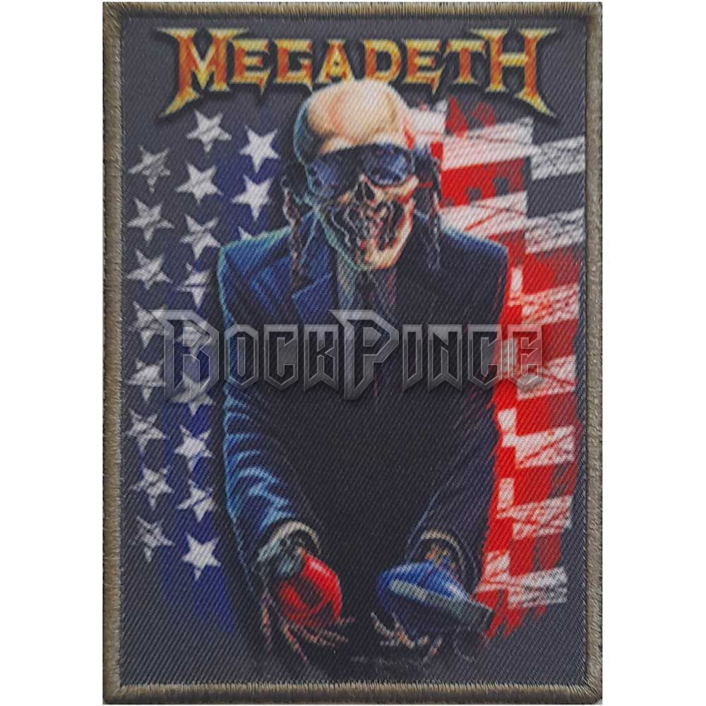 Megadeth - Grenade USA - kisfelvarró - MEGAPAT08