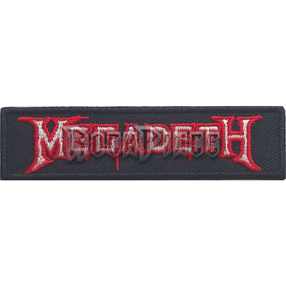 Megadeth - Logo Outline - kisfelvarró - MEGAPAT09