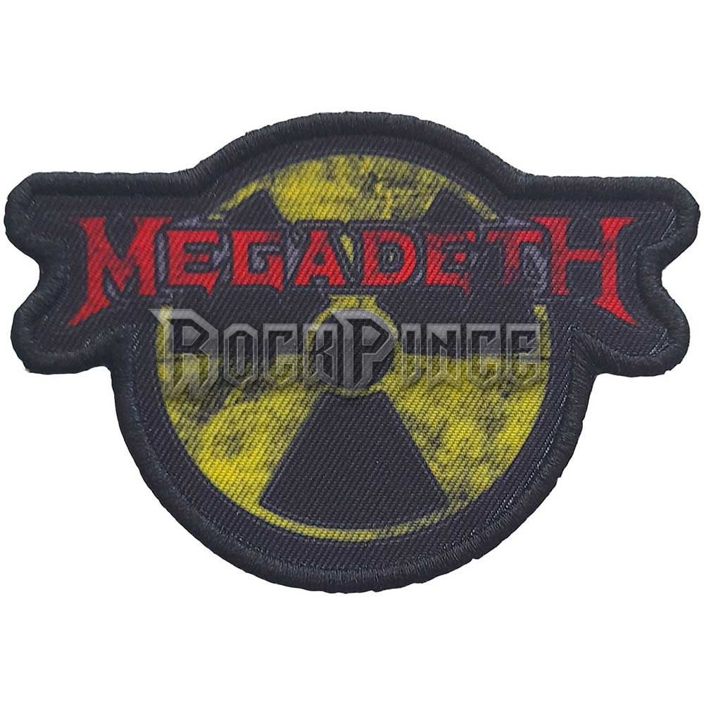Megadeth - Hazard Logo - kisfelvarró - MEGAPAT10