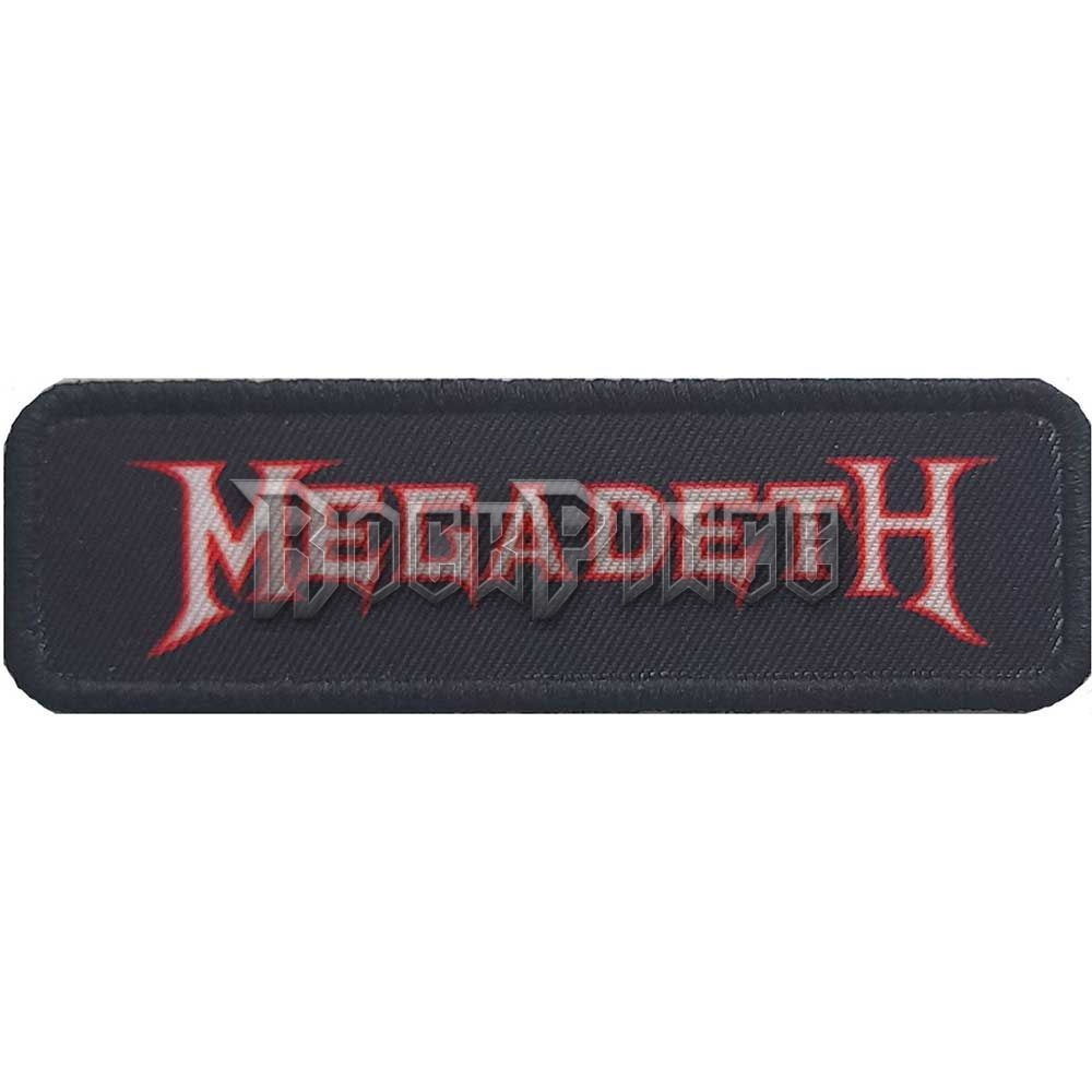 Megadeth - Logo Outline - kisfelvarró - MEGAPAT11