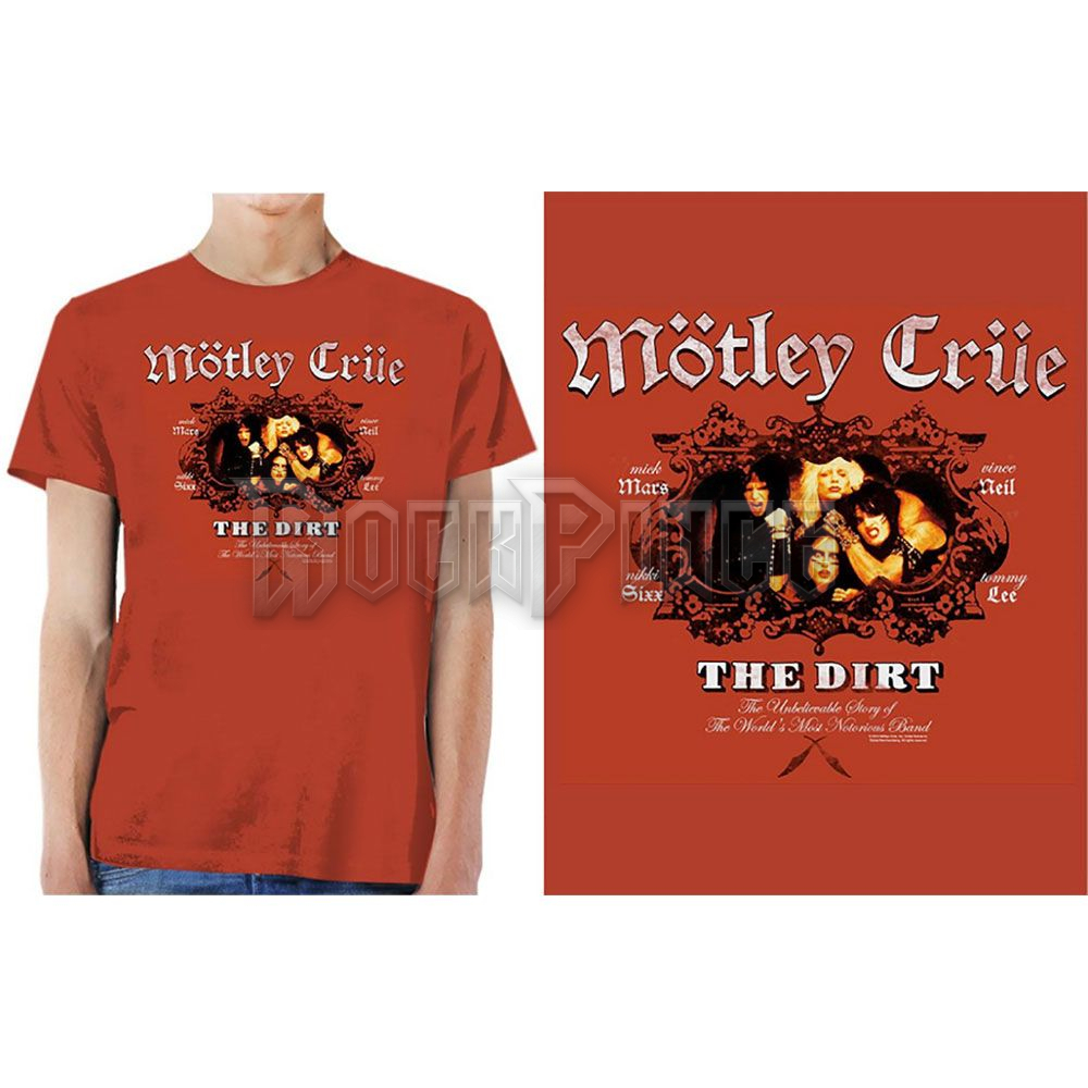 Mötley Crüe - The Dirt - unisex póló - MOTTEE32MR