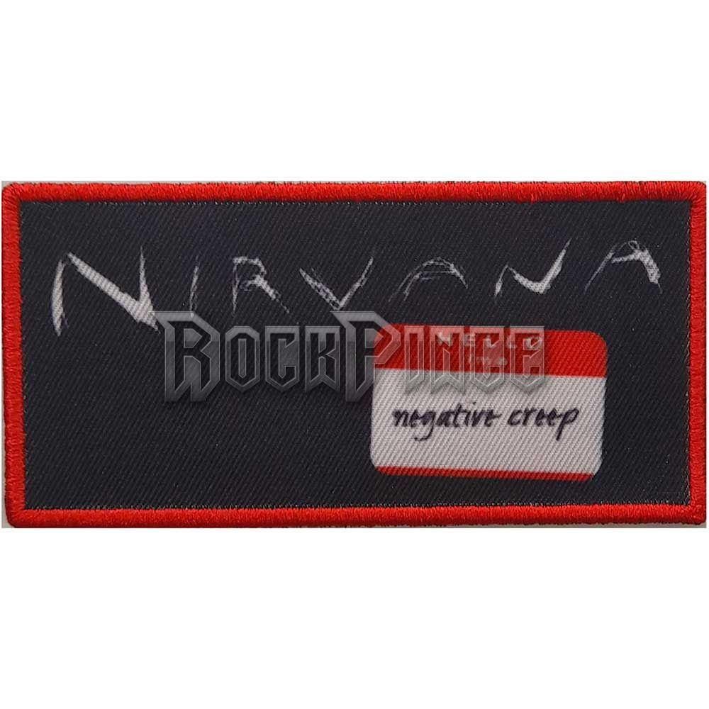 NIRVANA - Negative Creep - kisfelvarró - NIRVPAT05