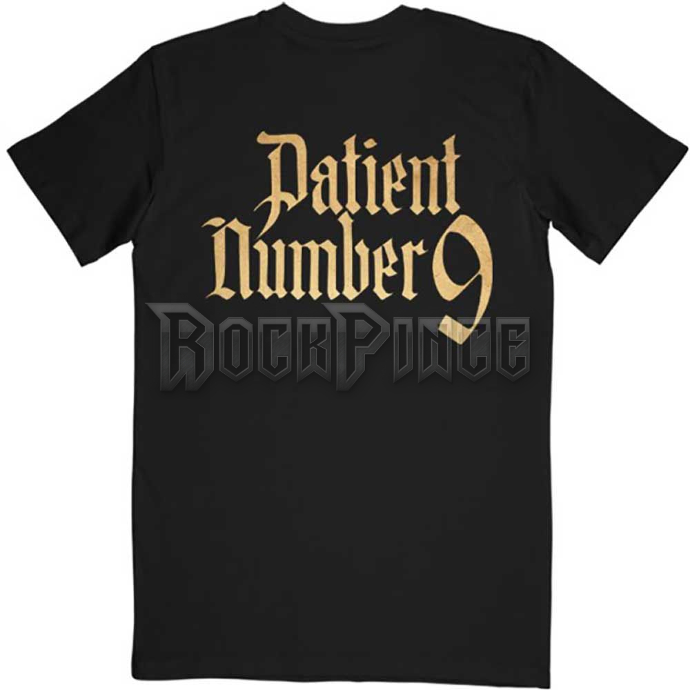 Ozzy Osbourne - Patient No. 9 Gold Logo - unisex póló - OZZTS31MB