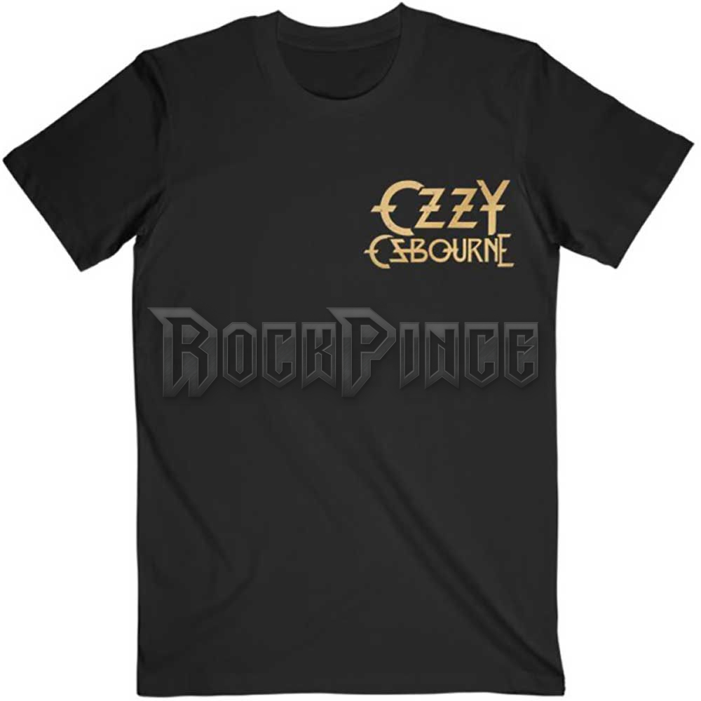 Ozzy Osbourne - Patient No. 9 Gold Logo - unisex póló - OZZTS31MB