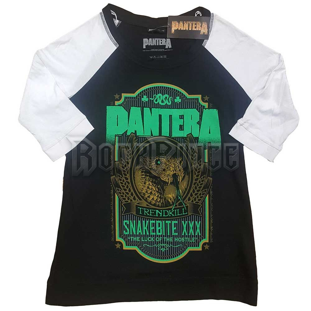 Pantera - Snakebit XXX Label - női raglán ujjú póló - PANRL21MBW