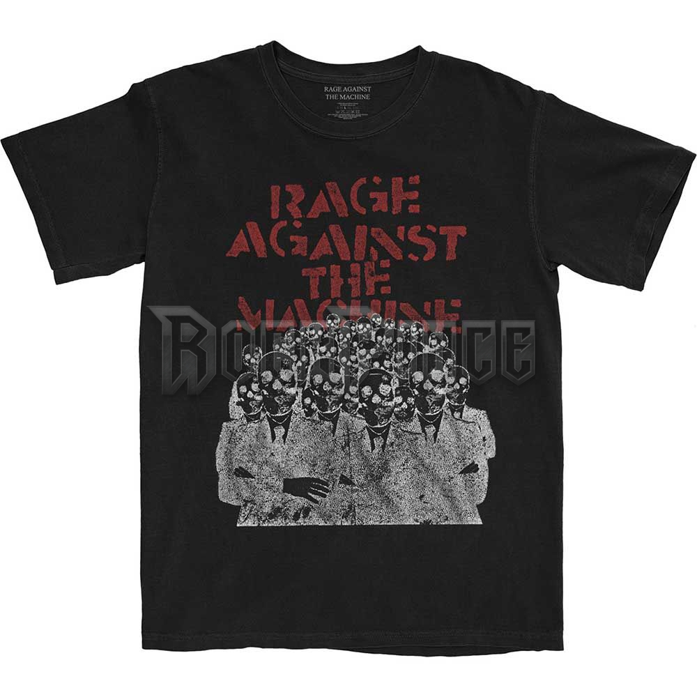 Rage Against The Machine - Crowd Masks - unisex póló - RATMTS17MB